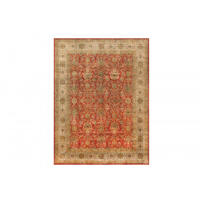 Pasargad - Tabriz Collection Hand-Knotted Lamb's Wool Area Rug P-701 BLACK