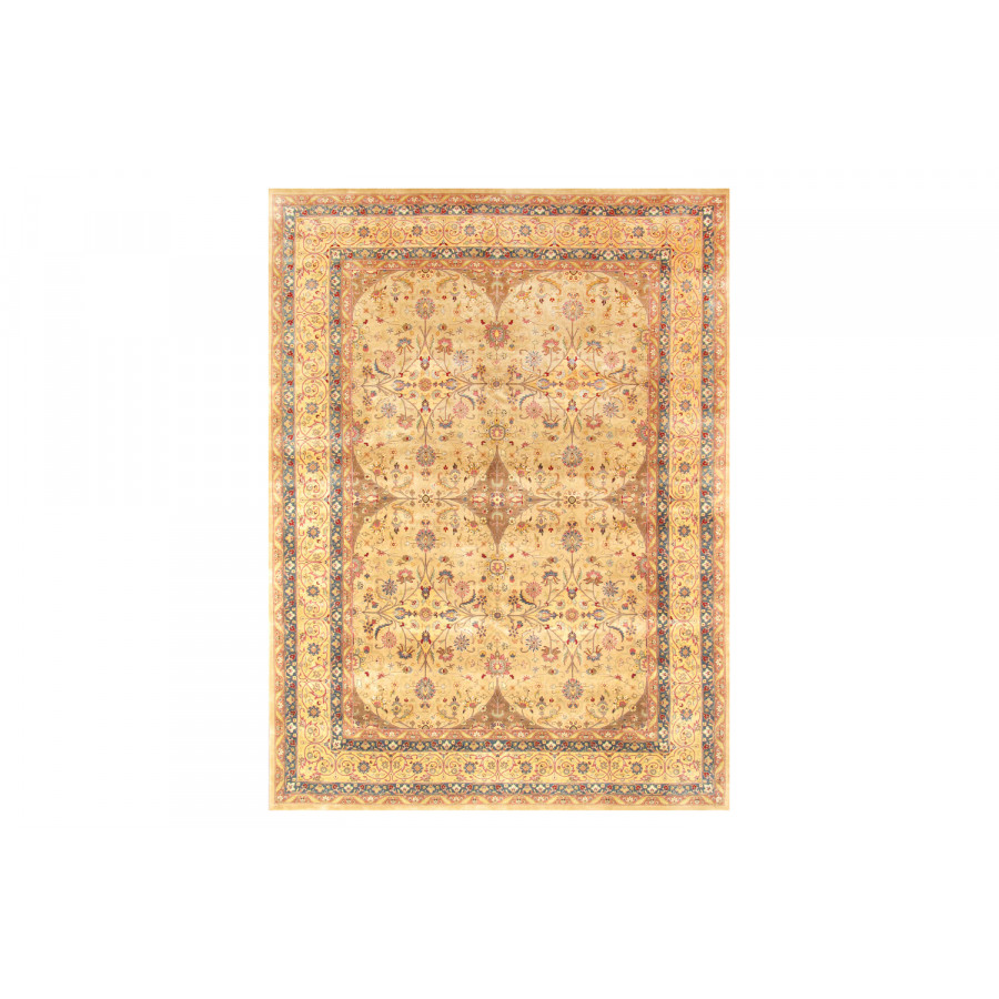 Pasargad Tabriz Collection Hand-Knotted Lamb's Wool Area Rug (P-713 8X10) - 92'' x 121''