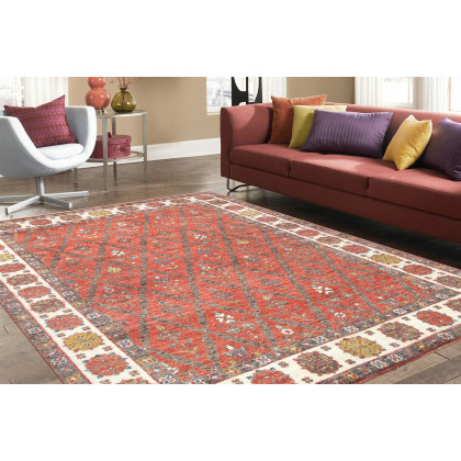 Pasargad - Nomad Collection Hand-Knotted Wool Area Rug 93'' x 118'' (P-76 8X10)