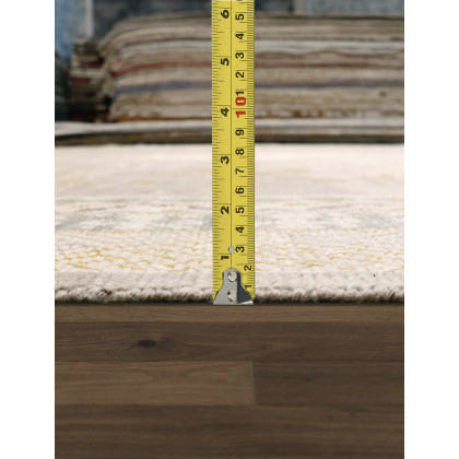 Pasargad Khotan Collection Hand-Knotted Wool Area Rug - Camel, 97" x 120" (PA-26 8x10)