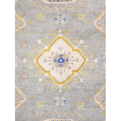 Pasargad - Khotan Collection Hand-Knotted Wool Area Rug in L. Blue, 97" x 120" (PA-26C 8x10)