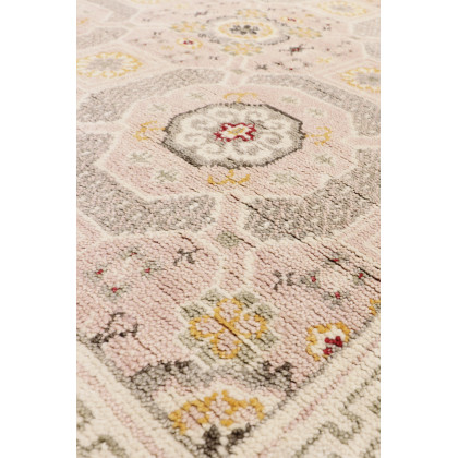 Pasargad - Khotan Collection Hand-Knotted Wool Area Rug in Pink/Beige, 108" x 142" (PA-29P 9x12)