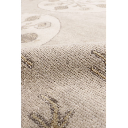 Pasargad - Khotan Collection Hand-Knotted Wool Area Rug in Ivory/L. Green, 98" x 122" (PA-31A 8x10)