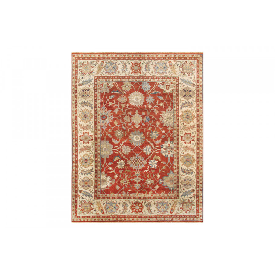 Pasargad - Sultanabad Collection Hand-Knotted Lamb's Wool Area Rug 108'' x 142'' (PAE-6 9X12)