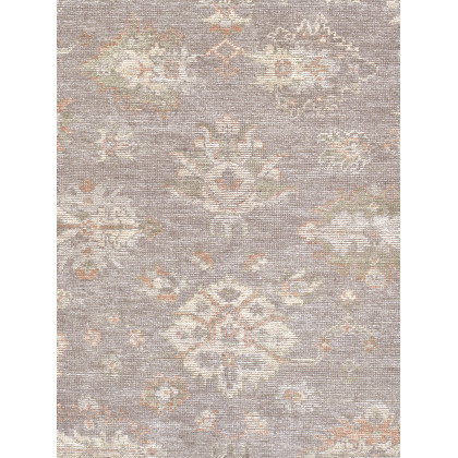 Pasargad - Oushak Collection Hand-Knotted Wool Area Rug in Gray/L. Gray, 97" x 117" (paj-433 8x10)