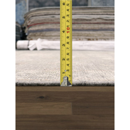 Pasargad - Oushak Collection Hand-Knotted Wool Area Rug in Gray/L. Gray, 97" x 117" (paj-433 8x10)