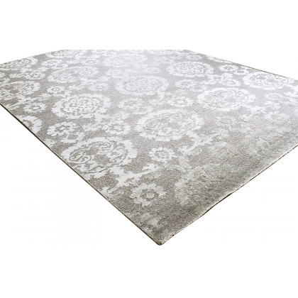 Pasargad - Transitional Collection Hand-Knotted Silk and Wool Area Rug 105'' x 141'' (PALE-294-3 9X12)
