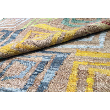 Pasargad Sumak Modern Collection Hand-Woven Hemp Area Rug (PARB-SD2A 8X11) - 96'' x 132''