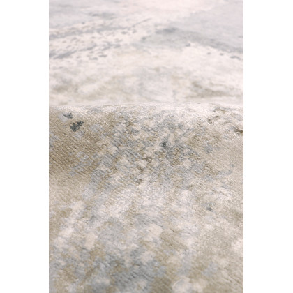 Pasargad - Modern Collection Hand-Knotted Silk/Wool Area Rug in Ivory/Gray, 119" x 173" (pas-07 10x14)