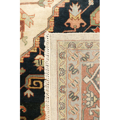 Pasargad Serapi Collection Hand-Knotted Lamb's Wool Area Rug - Ivory/Rust, 144" x 218" (PB-20 IVORY 12X18)