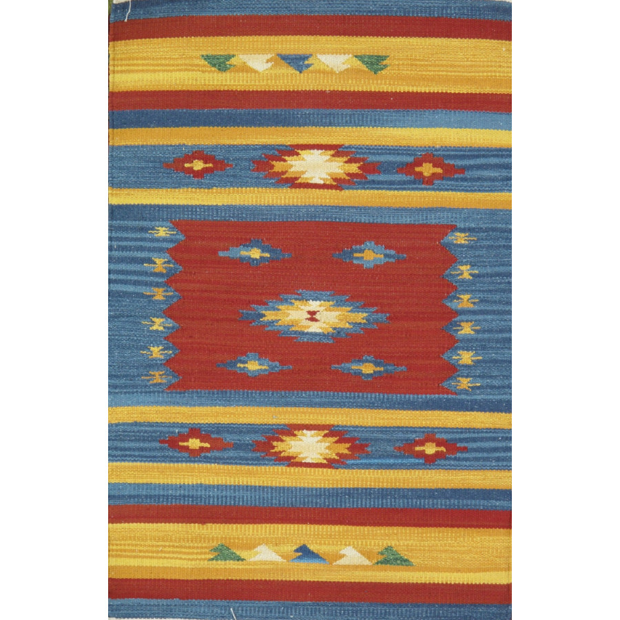 Pasargad Anatolian Collection Flat Weave Cotton Area Rug - Multi, 96" x 120" (pbb-01 8x10)