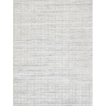 Pasargad - Slate Collection Hand-Loomed Ivory/Beige Bamboo Silk and Wool Area Rug PBFE-02