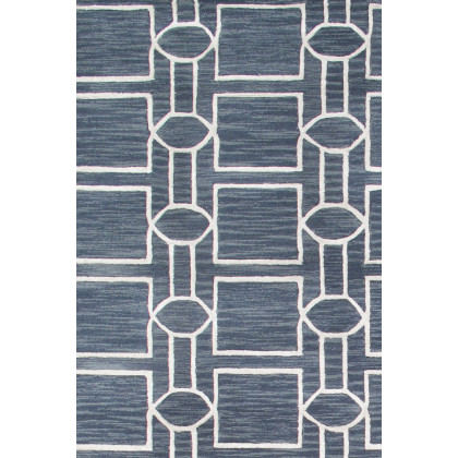Pasargad Transitional Collection Hand-Tufted Silk and Wool Area Rug (PBW-1SAM 4X6) - 48'' x 72''