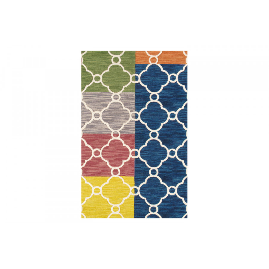 Pasargad - Transitional Collection Hand-Tufted Lamb's Wool Area Rug 60'' x 96'' (PBW-820CHART 5X8)