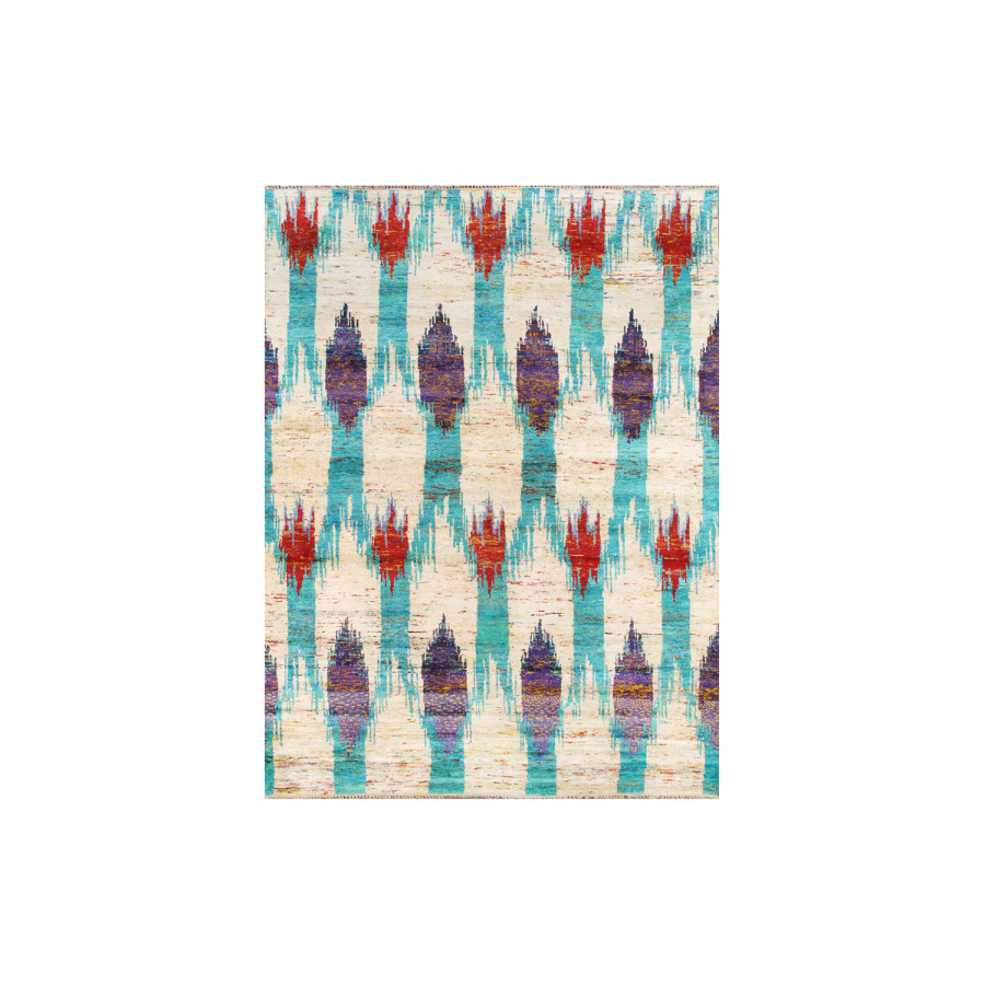 Pasargad Sari Silk Collection Hand-Knotted Area Rug (PBW-839 9X12) - 108'' x 144''