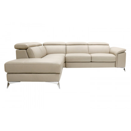 Pasargad - Modena Collection Italian Leather Sectional Sofa PC-1694M