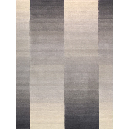 Pasargad - Rodeo Collection Hand-Tufted Silver/Ivory Bamboo Silk and Wool Area Rug PCC-01