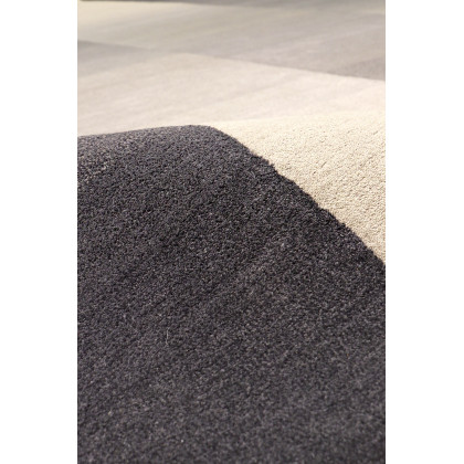 Pasargad Rodeo Collection Hand-Tufted Bamboo Silk/Wool Area Rug - Silver/Ivory, 105" x 141" (pcc-01 9x12)