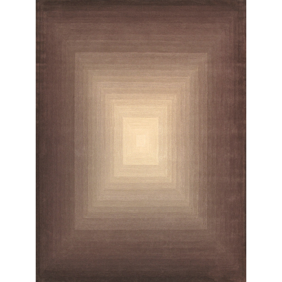 Pasargad - Rodeo Collection Hand-Tufted Bamboo Silk/Wool Area Rug in Brown/Ivory, 117" x 165" (pcc-03 10x14)