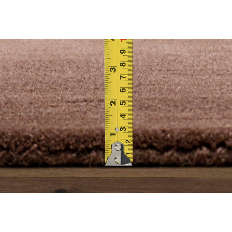 Pasargad - Rodeo Collection Hand-Tufted Brown/Ivory Bamboo Silk and Wool Area Rug PCC-03