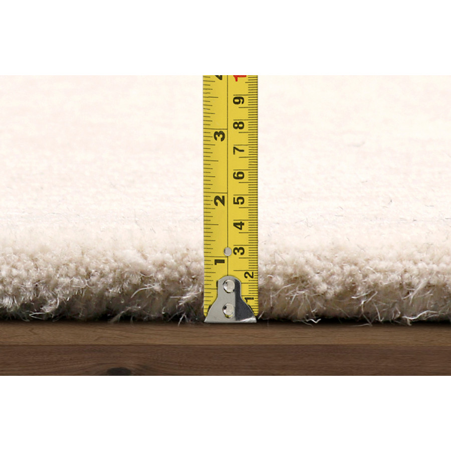 Pasargad - Rodeo Collection Hand-Tufted White/Black Bamboo Silk and Wool Area Rug PCC-04