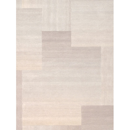 Pasargad - Rodeo Collection Hand-Tufted Bamboo Silk/Wool Area Rug in Silver/Blue, 117" x 165" (pcc-06 10x14)