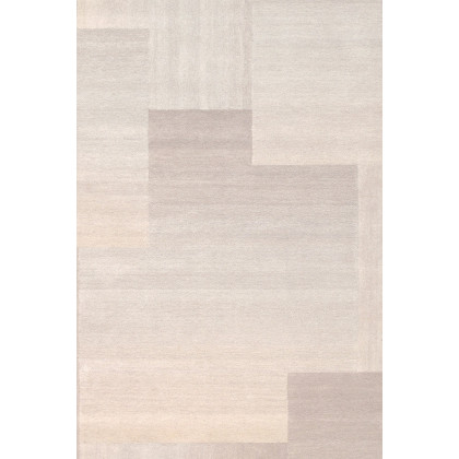 Pasargad - Rodeo Collection Hand-Tufted Silver/Blue Bamboo Silk and Wool Area Rug PCC-06
