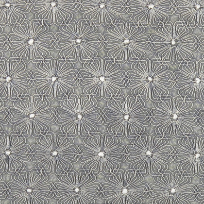 Pasargad - Naples Rectangular Pattern 2 Pillow in Gray/Ivory, Cotton/Bamboo Silk