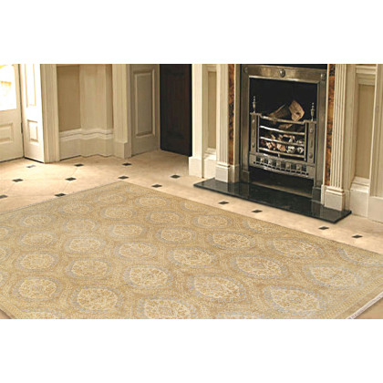 Pasargad - Ottoman Collection Hand-Knotted Lamb's Wool Area Rug 98'' x 121'' (PCH-3 BEIGE 8X10)