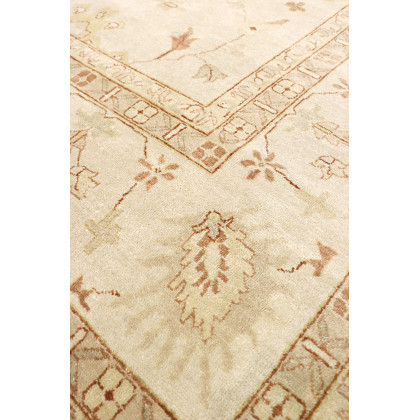 Pasargad - Oushak Collection Hand-Knotted Lamb's Wool Area Rug in Ivory, 141" x 179" (PD-1324 12X15)