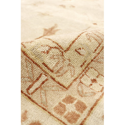 Pasargad - Oushak Collection Hand-Knotted Lamb's Wool Area Rug in Ivory, 141" x 179" (PD-1324 12X15)