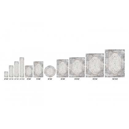 Pasargad Efes Design Power Loom Area Rug (PD-169C 2X3) - 24'' x 36''