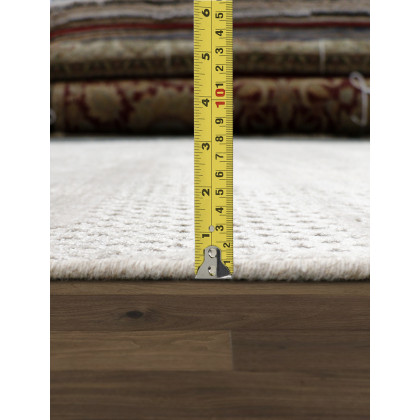 Pasargad - Amari Collection Hand-Loomed Bamboo Silk/Wool Area Rug in Beige, 64" x 92" (PDC-112 5x8)