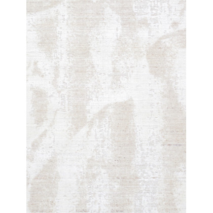 Pasargad - Amari Collection Hand-Loomed Bamboo Silk/Wool Area Rug in Ivory/Beige, 64" x 92" (PDC-133 5x8)