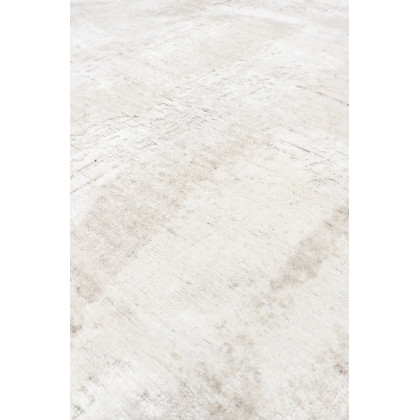 Pasargad - Amari Collection Hand-Loomed Bamboo Silk/Wool Area Rug in Ivory/Beige, 64" x 92" (PDC-133 5x8)
