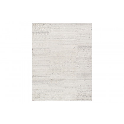 Pasargad - Vogue Collection Hand-Knotted Ivory/Silver Wool Area Rug PDR-2