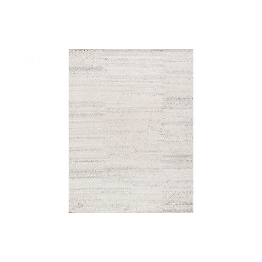 Pasargad - Vogue Collection Hand-Knotted Ivory/Silver Wool Area Rug PDR-2