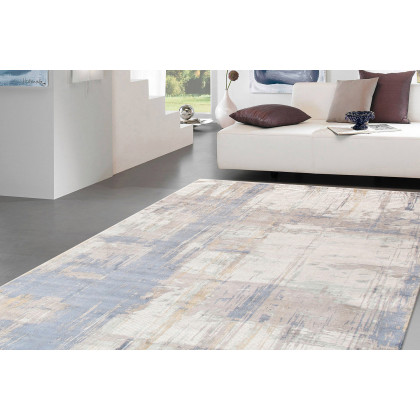 Pasargad Modern Collection Hand-Loomed Bamboo Silk and Wool Area Rug 96'' x 120'' (PEL-17 8X10)