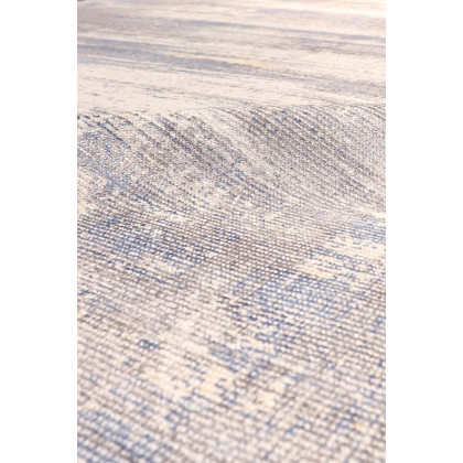 Pasargad Modern Collection Handloom Ivory Bamboo Silk and Wool Area Rug (PEL-46 6X9) - 72'' x 108''