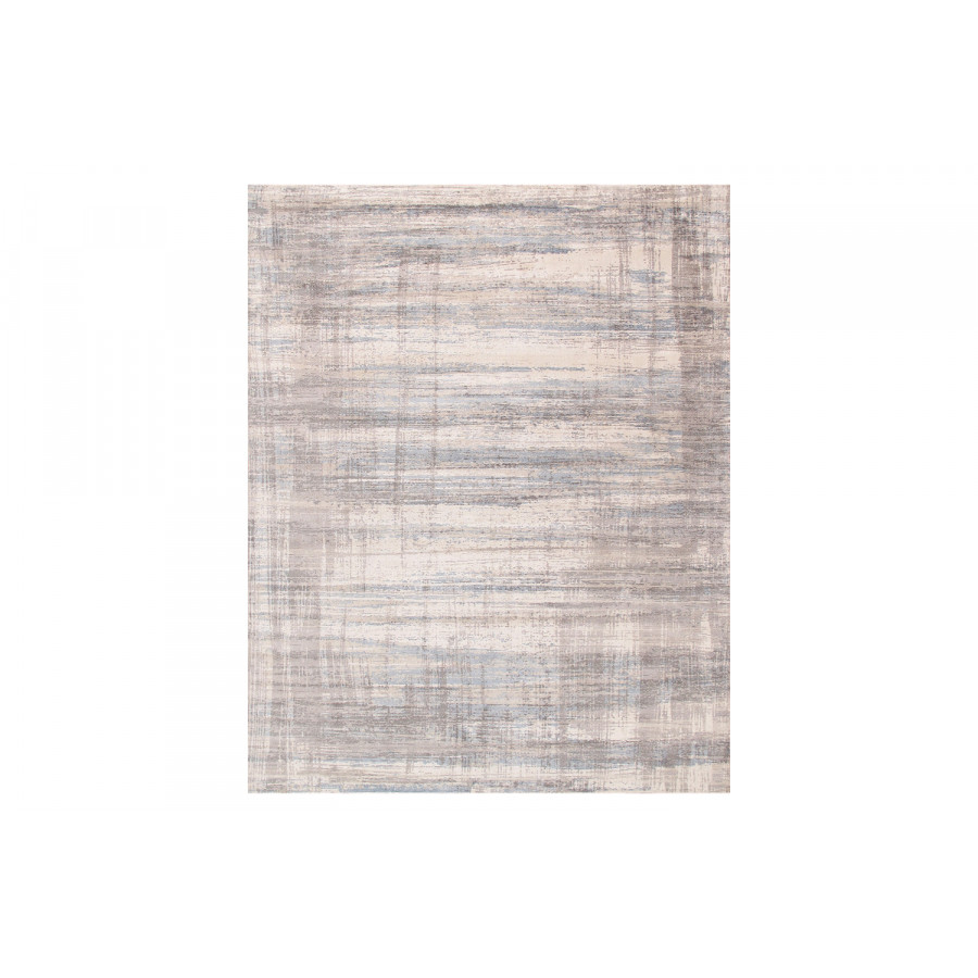 Pasargad Modern Collection Handloom Silver Bamboo Silk and Wool Area Rug (PEL-47 6X9) - 72'' x 108''