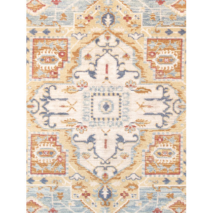 Pasargad - Heritage Collection Power Loom L Blue and Ivory Area Rug PFH-02