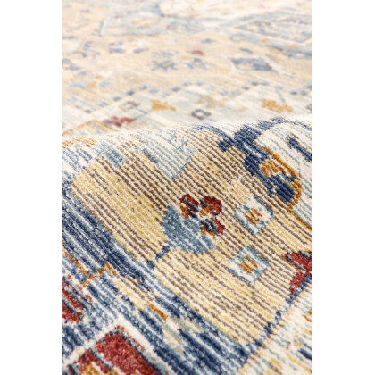 Pasargad - Heritage Collection Power Loom Polypropylene/Polyester Area Rug in Gold/Ivory, 120" x 168" (PFH-02GLD 10x14)
