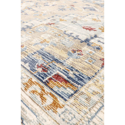 Pasargad - Heritage Collection Power Loom Polypropylene/Polyester Area Rug in Gold/Ivory, 120" x 168" (PFH-02GLD 10x14)