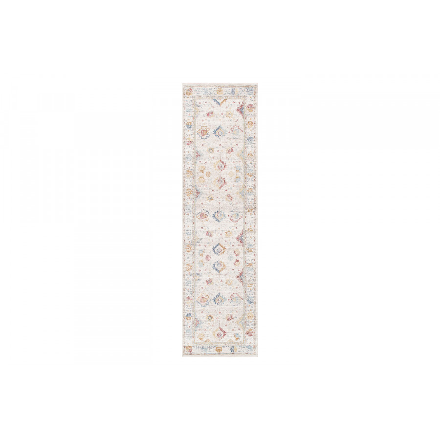 Pasargad Heritage Collection Power Loom Beige and Ivory Area Rug (PFH-03 2.06X10) - 30'' x 120''