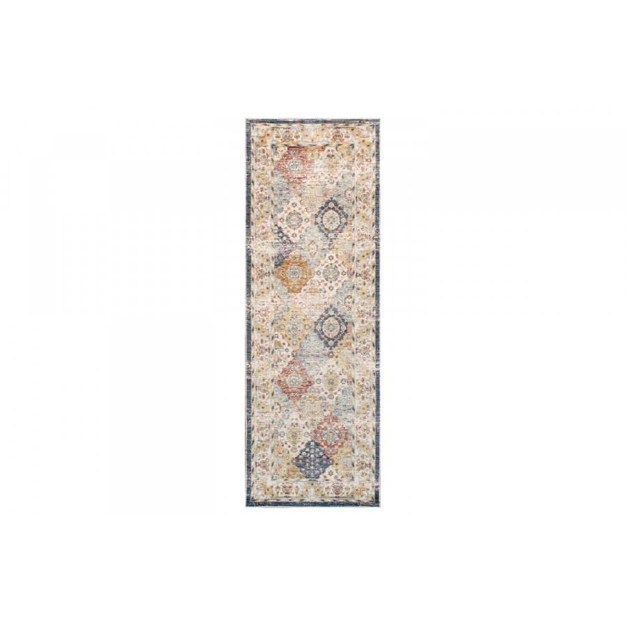 Pasargad Heritage Design Power Loom Beige Area Rug (PFH-07 2.06X8) - 30'' x 96''