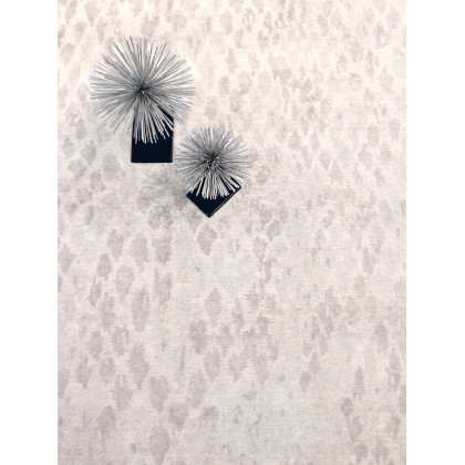 Pasargad - Modern Collection Hand-Knotted Silk/Wool Area Rug in Silver/Ivory, 119" x 168" (PG-1630-1 10x14)