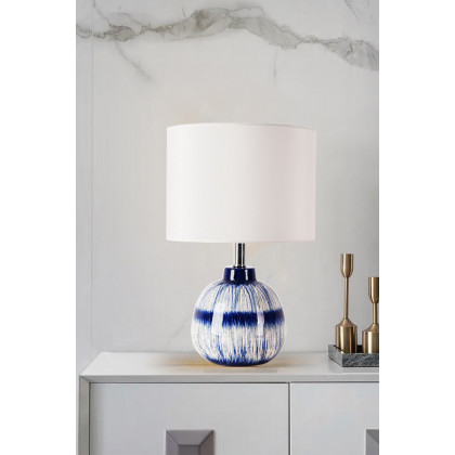Pasargad - Joshua Collection Metal and Ceramic Table Lamp Lights