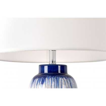 Pasargad - Garcia Collection Metal and Ceramic Table Lamp Lights
