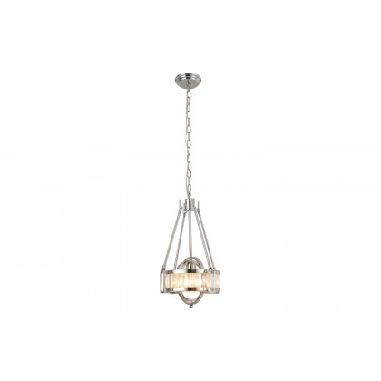 Pasargad - Bistro Collection Metal and Glass Pendant Lights