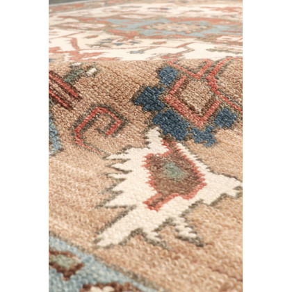 Pasargad - Serapi Collection Hand-Knotted Wool Area Rug in Ivory/Rust, 106" x 141" (PH-04 9x12)